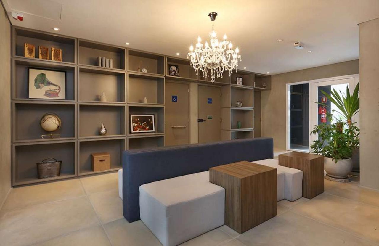 شقة Loft Com Piscina, Academia, 100 Metros Do Metro ساو باولو المظهر الخارجي الصورة