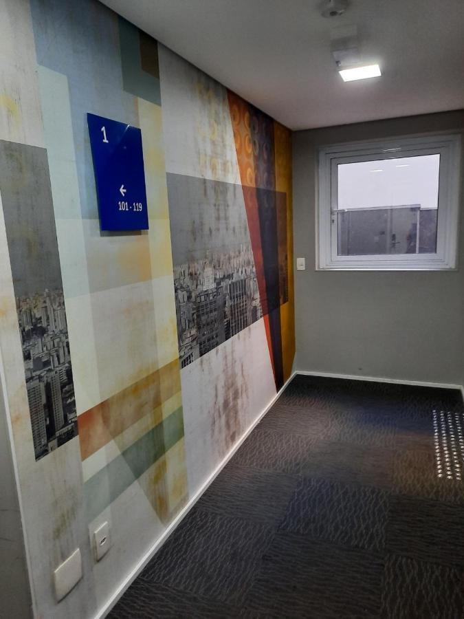 شقة Loft Com Piscina, Academia, 100 Metros Do Metro ساو باولو المظهر الخارجي الصورة